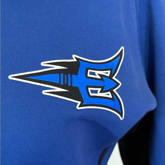 NIKE Evansville WI Blue Devils Hooded Athletic Jacket Size M - Picture 9 of 10